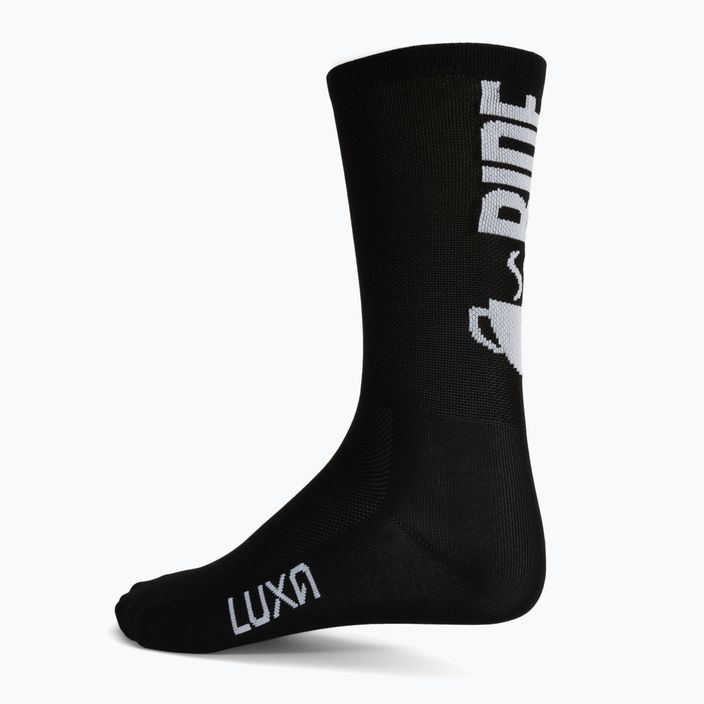 LUXA Coffee Ride cyklistické ponožky čierne LAM21SCRBS1 5