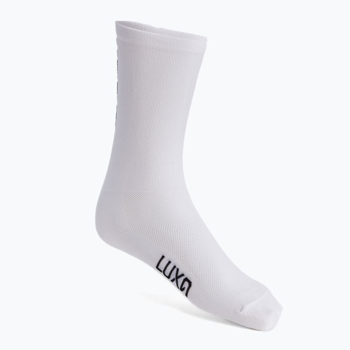 LUXA Beer Ride cyklistické ponožky biele LAM21SBRWS1