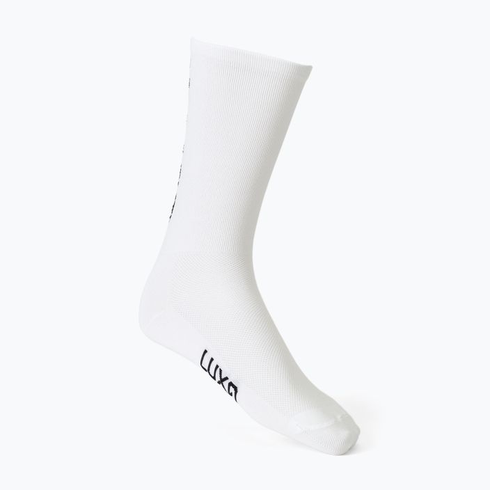 LUXA Coffee Ride cyklistické ponožky biele LAM21SCRWS1