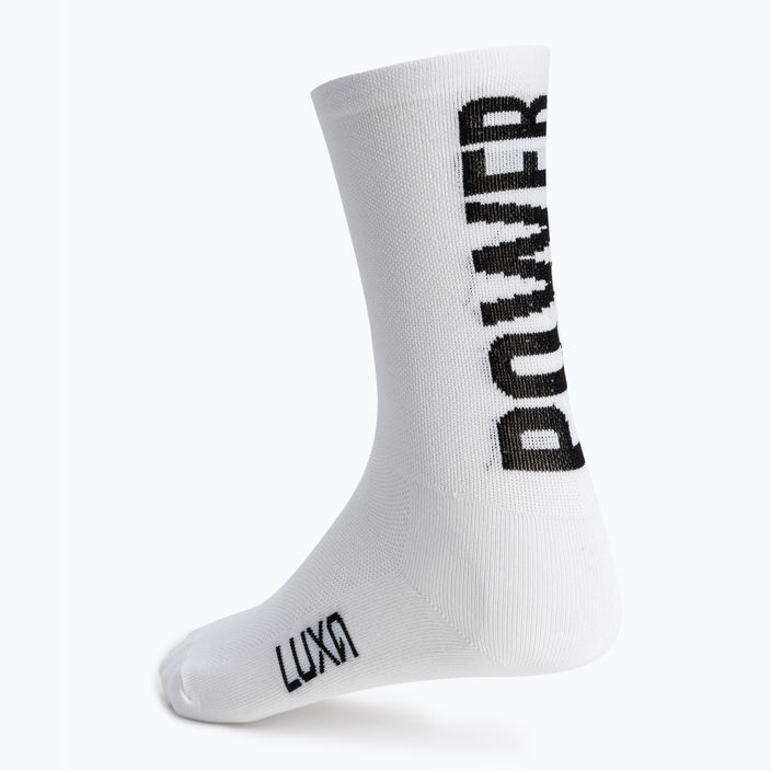 Dámske cyklistické ponožky LUXA Girls Power white LAM21SGPS1 5