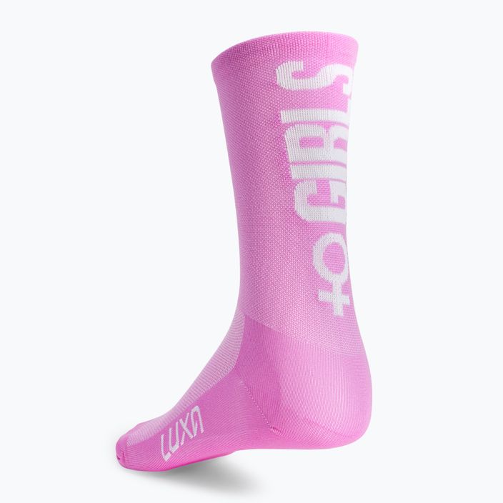 Dámske cyklistické ponožky LUXA Girls Power pink LAM21SGPL1S 4