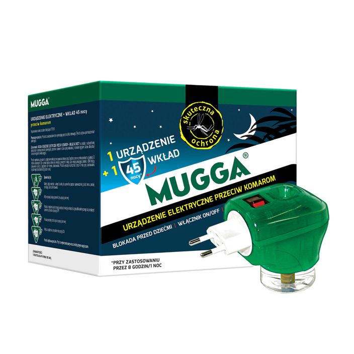 Elektrokontaktný repelent proti komárom + náplň Mugga 45 nocí 2