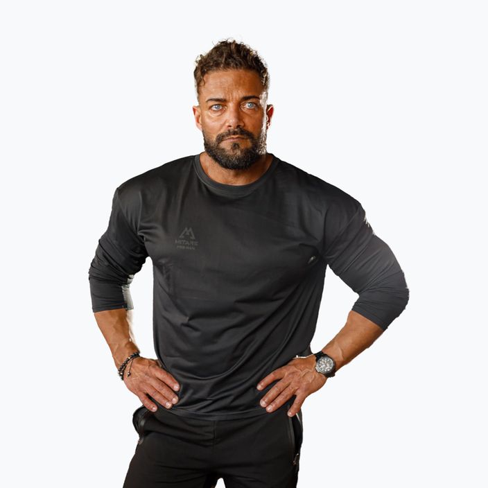Pánske tréningové tričko s dlhým rukávom MITARE PRO čierne K101 8