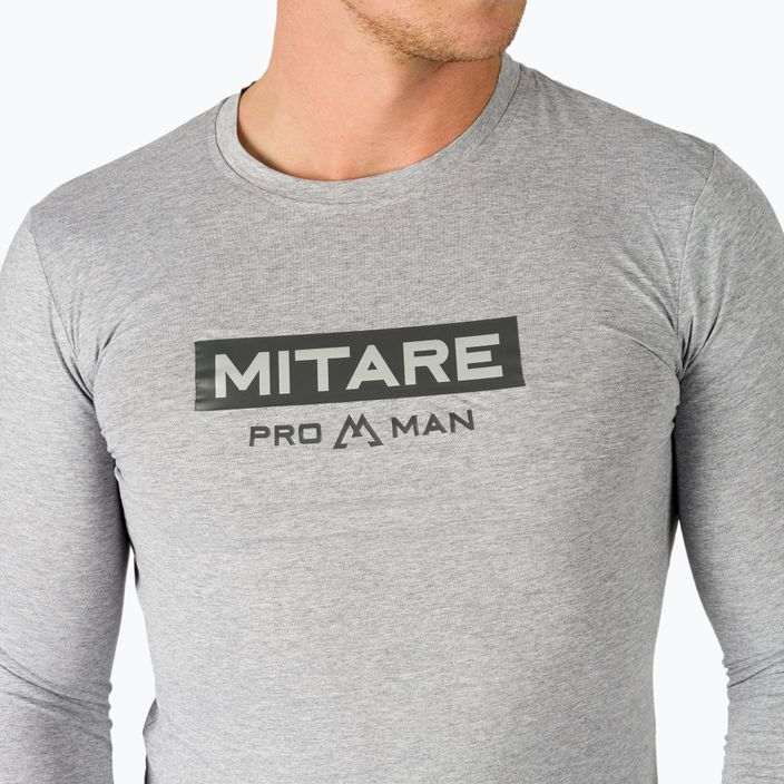 Pánske tričko s dlhým rukávom MITARE PRO sivá K094 6