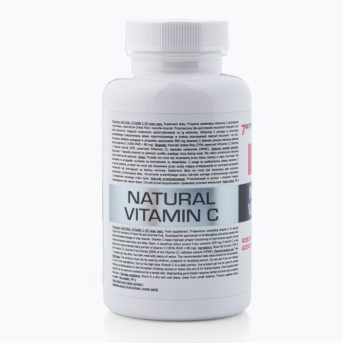 Vitamín C 7Nutrition prírodný vitamín C 60 kapsúl NU7876606 2