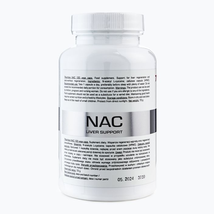 Doplnok stravy 7Nutrition NAC 500 mg 120 kapsúl NU7876798 2