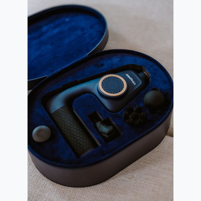 Modrý masážny prístroj Medivon ViPrime 10