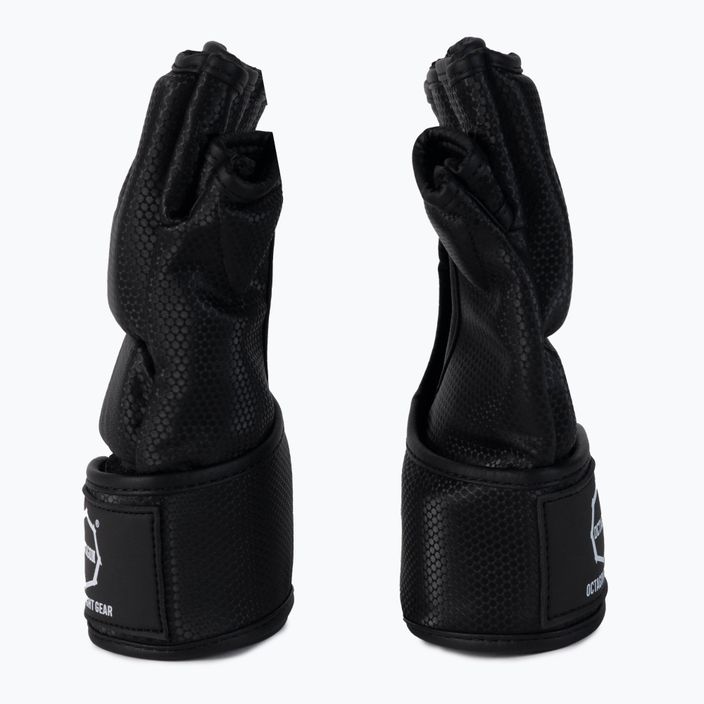 Kevlarové grapplingové rukavice MMA Octagon čierne 4