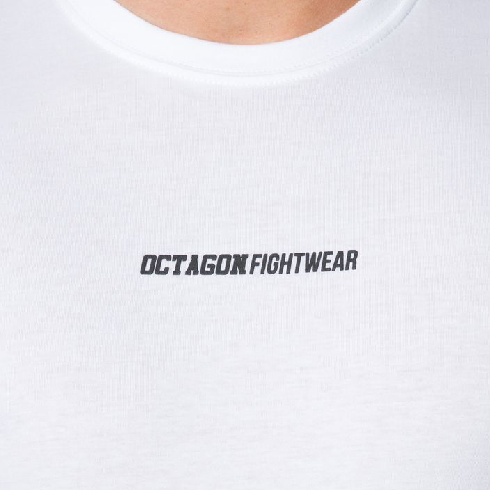 Oktagon Fight Wear Small pánske tričko biele 4