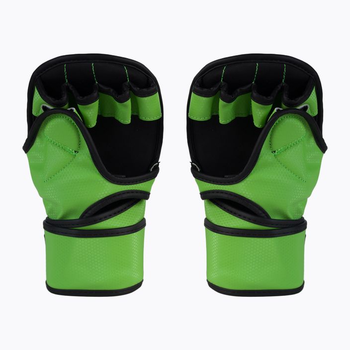 Kevlarové grapplingové MMA sparringové rukavice Octagon zelené 2