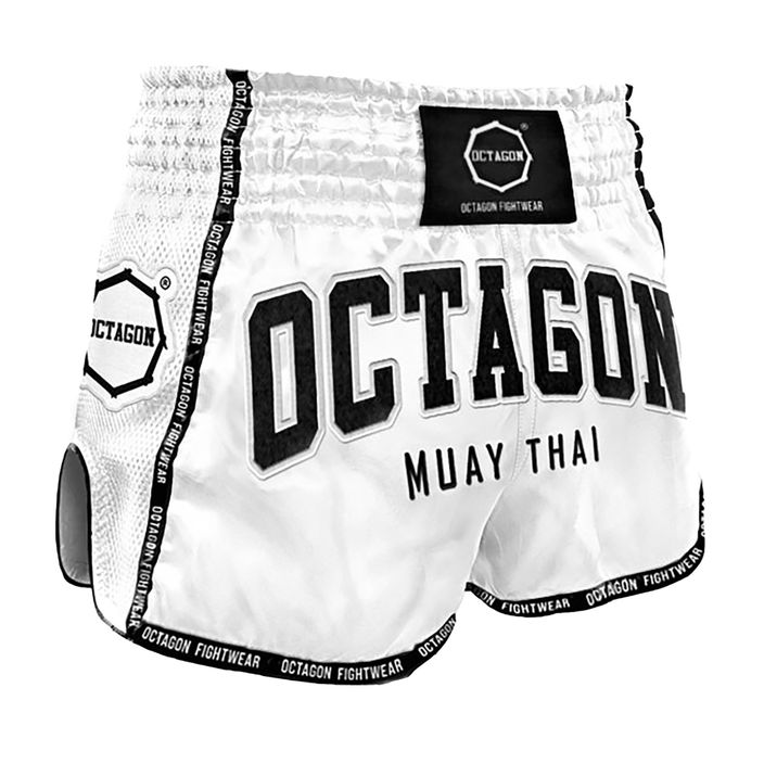 Pánske tréningové šortky Octagon Muay Thai white 2