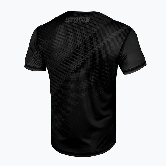 Pánske tričko Octagon Sport Blocks čierne 2
