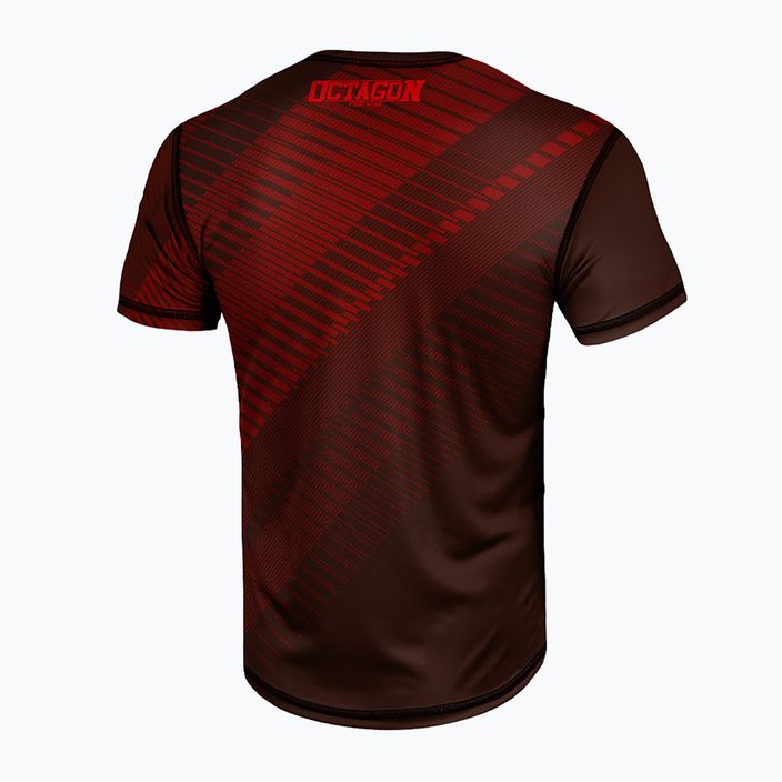 Pánske tričko Octagon Sport Blocks červené 2