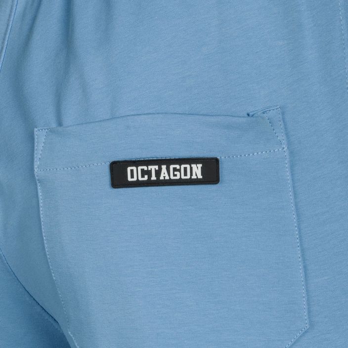 Pánske nohavice Octagon Small Logo modré 4