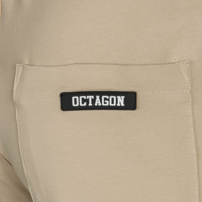 Pánske nohavice Octagon Light Small Logo beige 4