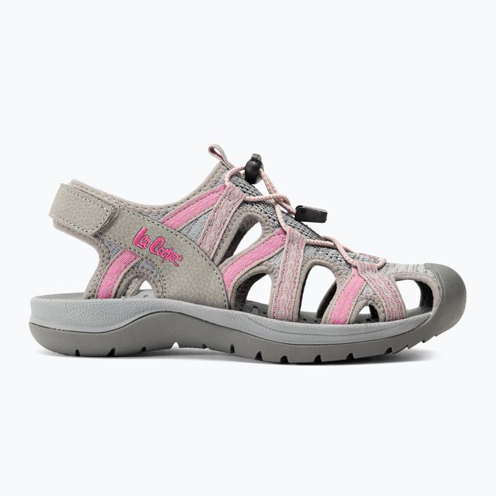 Dámske sandále  Lee Cooper LCW-24-03-2307 grey/pink 2
