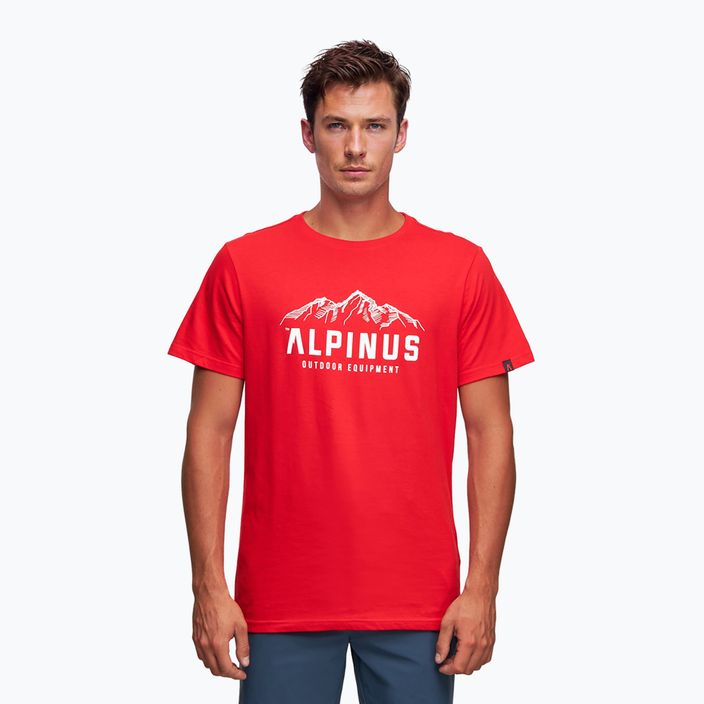 Pánske tričko Alpinus Mountains červené