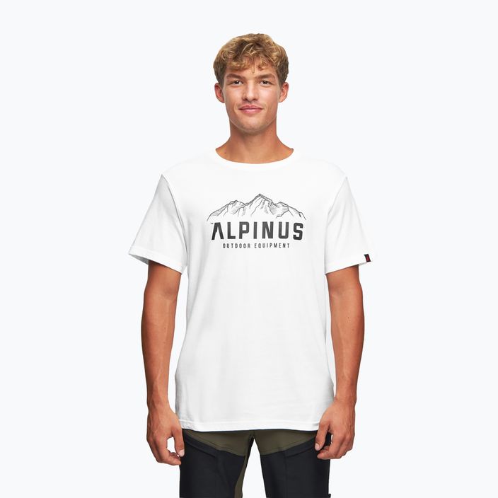 Pánske tričko Alpinus Mountains biele
