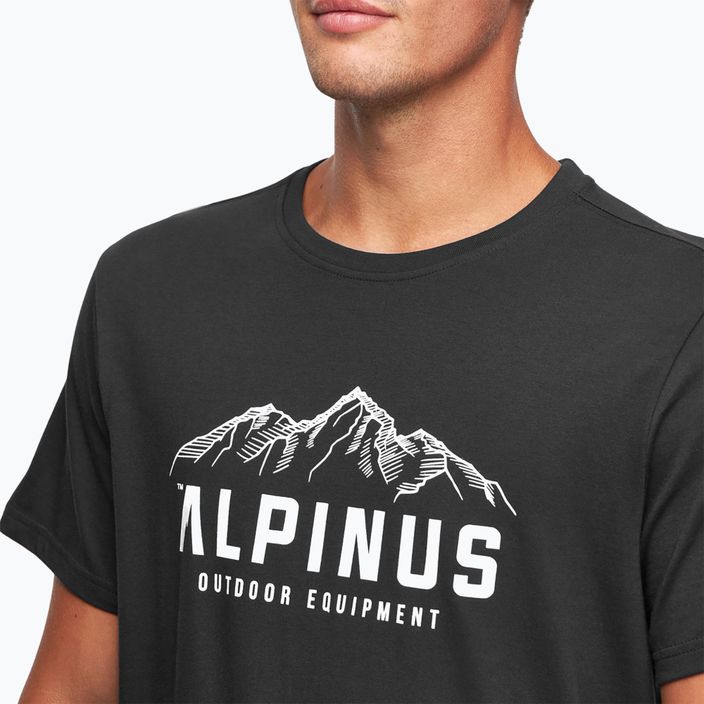 Pánske tričko Alpinus Mountains čierne 4