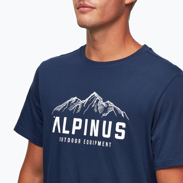 Pánske tričko Alpinus Mountains tmavomodré 4