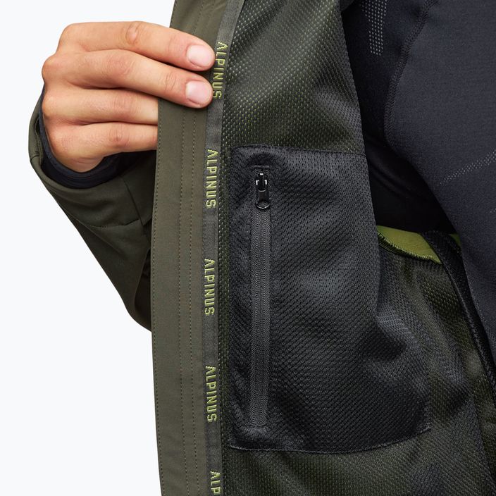 Alpinus Roignais Tactical pánska softshellová bunda olivovo zelená 5
