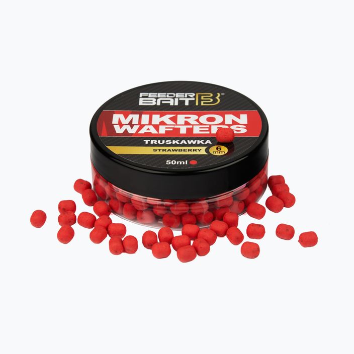 Wafters Feeder Bait Mikron Strawberry 6 mm 50 ml FB27-6