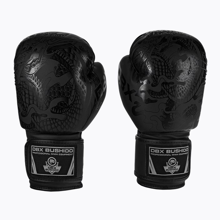 DBX BUSHIDO "Black Dragon" boxerské rukavice čierne B-2v18