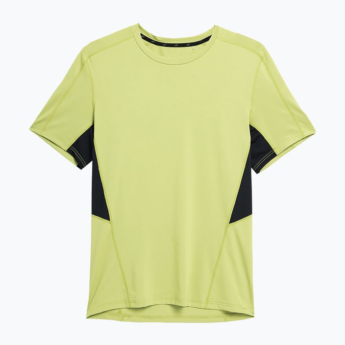 Pánske tréningové tričko 4F zelené 4FSS23TFTSM404-45S
