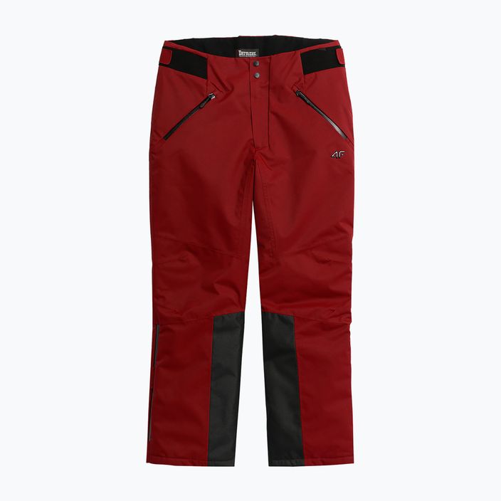 Pánske lyžiarske nohavice 4F M343 tmavočervené 8