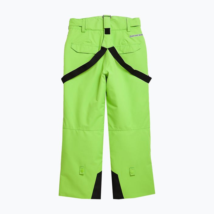 Detské lyžiarske nohavice 4F M360 green neon 8