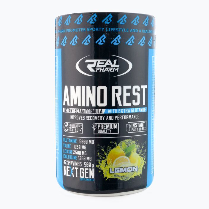 Amino Rest Real Pharm aminokyseliny 500g citrón 666589