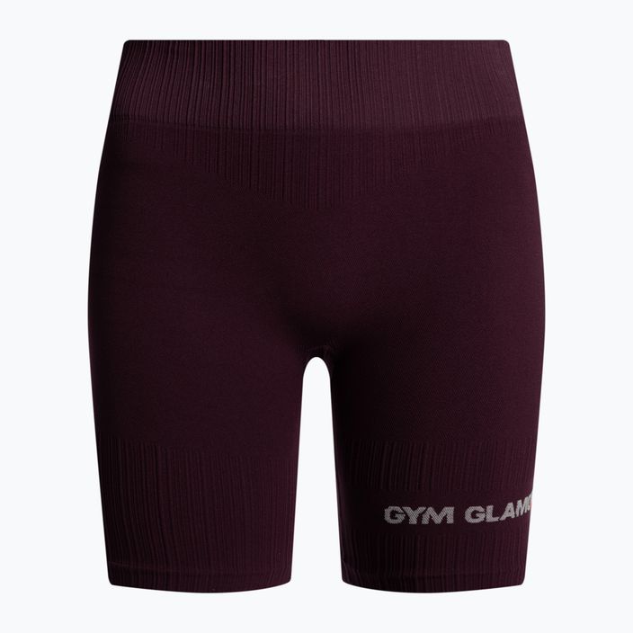 Dámske tréningové cyklistické nohavice Gym Glamour Push Up Grape 318 5