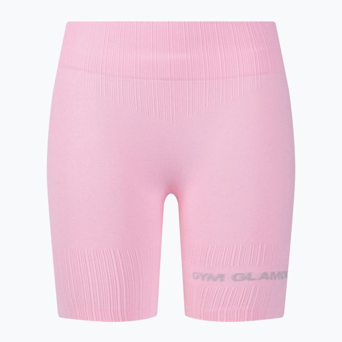 Dámske tréningové šortky Gym Glamour Bikers push up pink 410 5