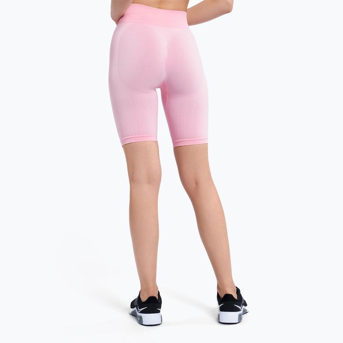 Dámske tréningové šortky Gym Glamour Bikers push up pink 410 4