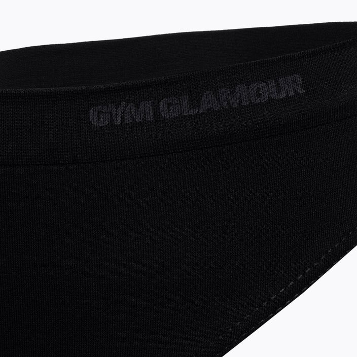 Dámske tangá Glamour Gym Black 412-4 3