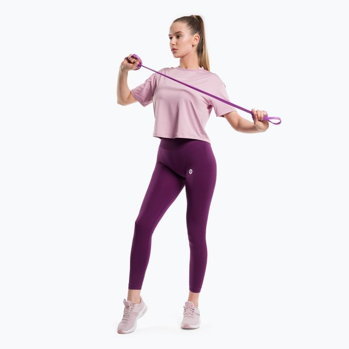 Dámske tréningové legíny Gym Glamour Flexible Violet 433 2