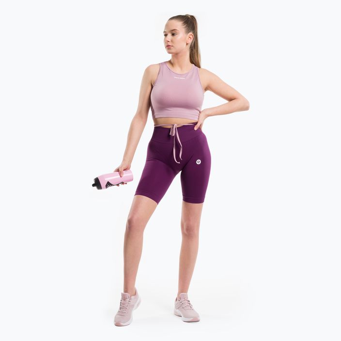 Dámske tréningové šortky Gym Glamour Flexible Violet 439 2
