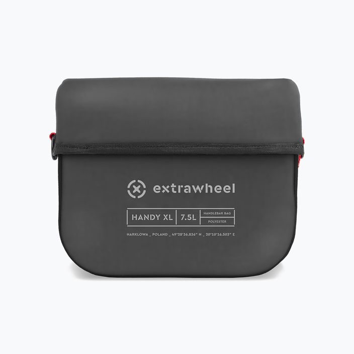 Taška na bicykel Extrawheel Handy XL 7,5 l čierna/sivá E152 2