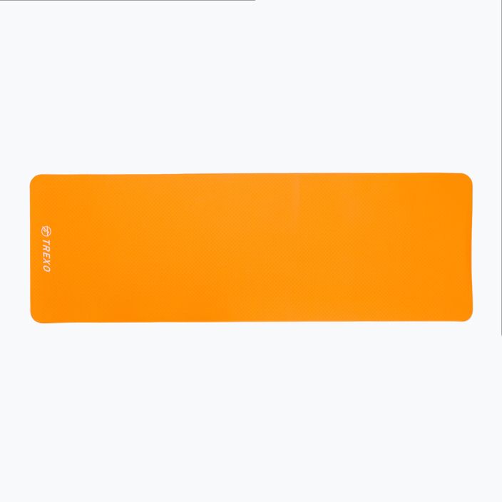 TREXO podložka na jogu TPE 6 mm oranžová YM-T01P 2