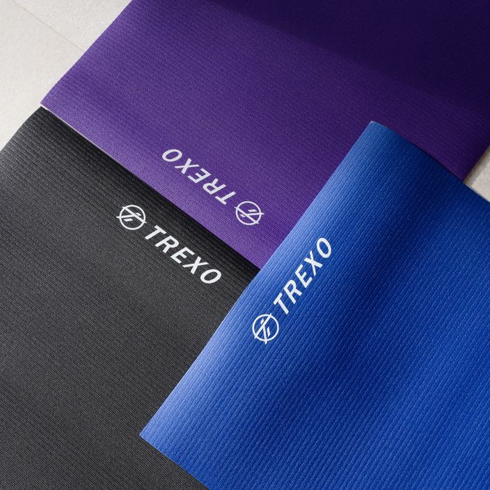 TREXO podložka na jogu PVC 6 mm fialová YM-P01F 6