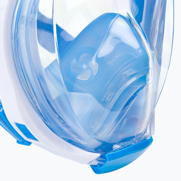 Detská celotvárová maska na šnorchlovanie AQUASTIC modrá SMK-01N 6
