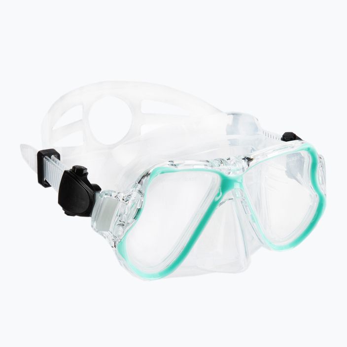 Šnorchlovací set AQUASTIC maska + šnorchel modrý MSA-01N 2