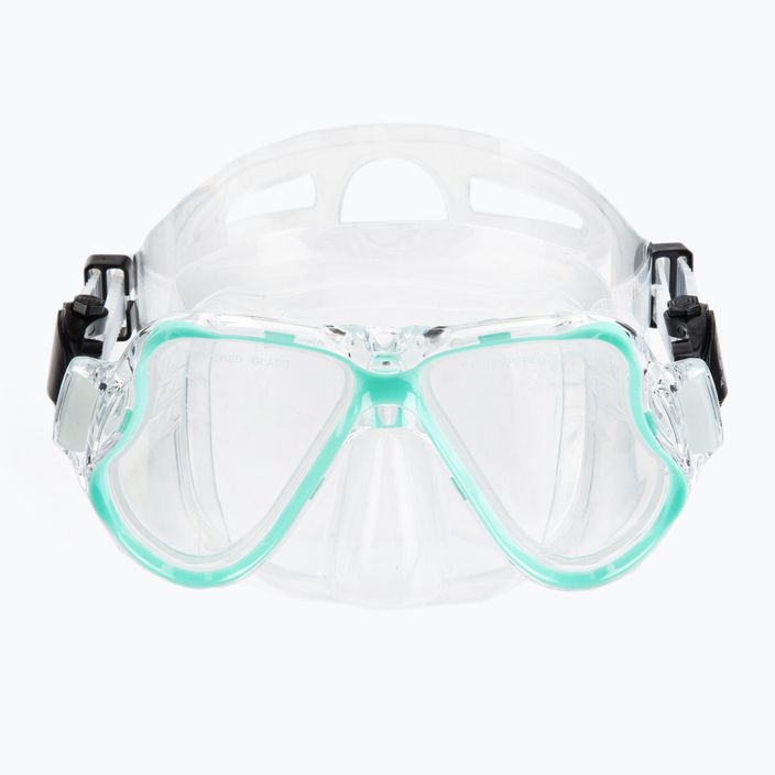 Šnorchlovací set AQUASTIC maska + šnorchel modrý MSA-01N 3