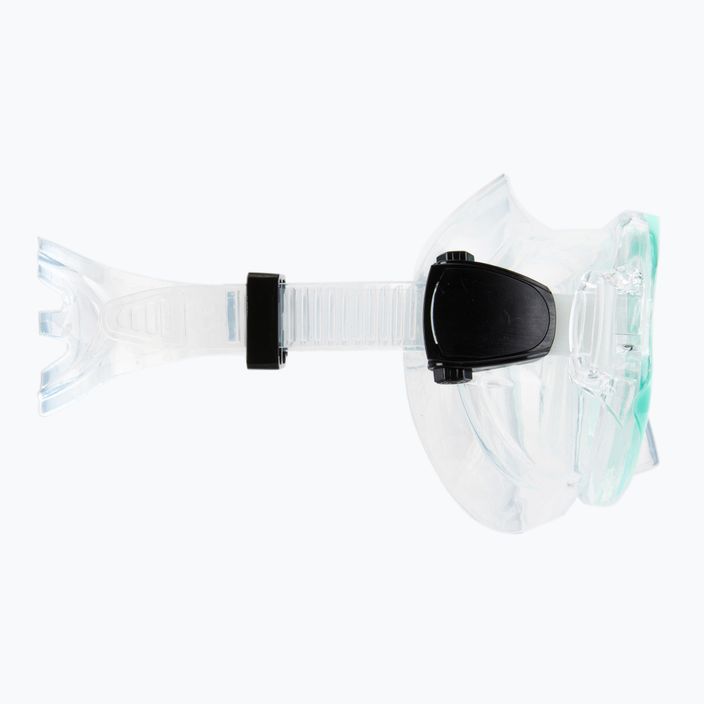 Šnorchlovací set AQUASTIC maska + šnorchel modrý MSA-01N 4
