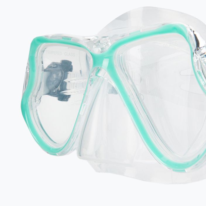 Šnorchlovací set AQUASTIC maska + šnorchel modrý MSA-01N 8