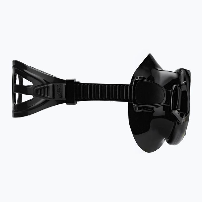 Šnorchlovací set AQUASTIC Maska + plutvy + šnorchel čierny MSFA-01SC 12