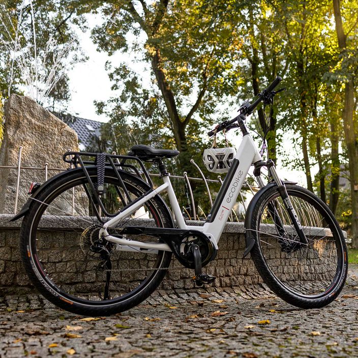 Ecobike LX300 Greenway elektrický bicykel biely 1010306 19