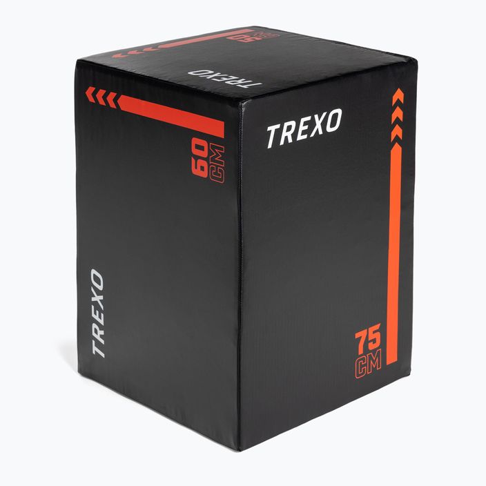 TREXO TRX-PB08 8kg plyometrický box čierny 2