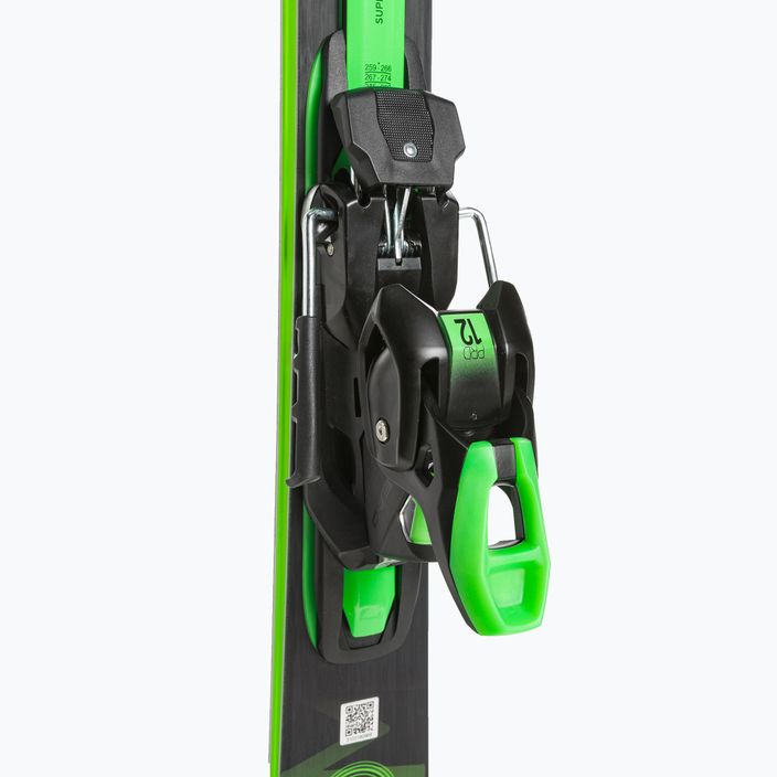 Zjazdové lyže HEAD Supershape e-Magnum SW SF-PR + PRD 12 black/neon green 5