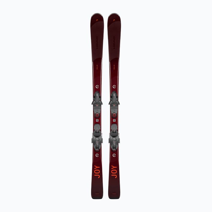 Dámske zjazdové lyže HEAD e-total Joy SW SLR Joy Pro + Protector SLR 11 GW dark red/orange